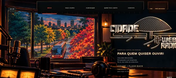 Página da Cidade Mais Web Rádio